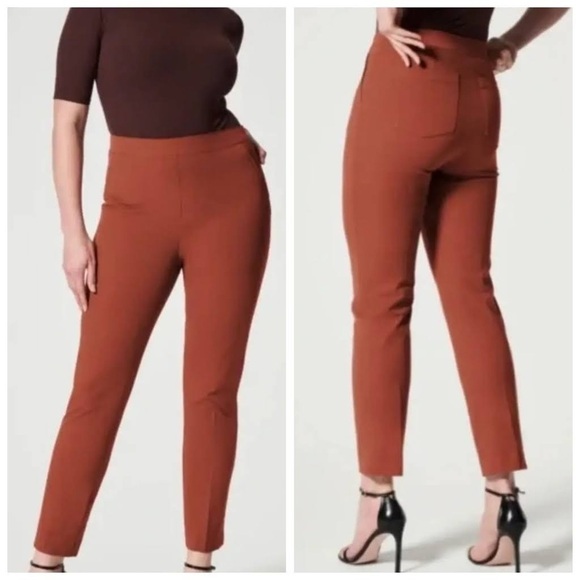 spanx on the go ankle slim straight pants - Picture 2 of 5